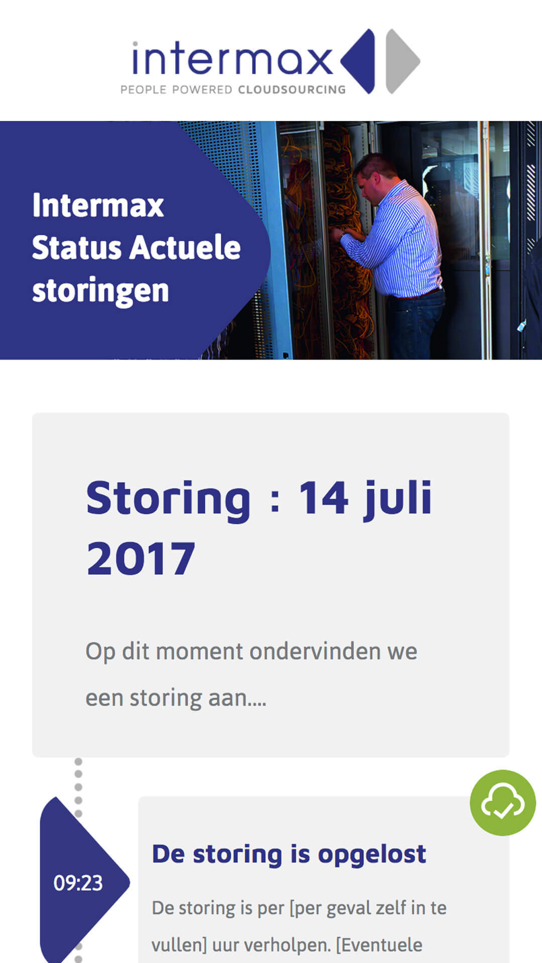 intermaxstatus.nl mobile preview